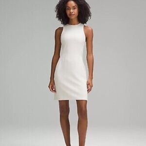 Bone ribbed Lululemon dress worn twice, perfect condition